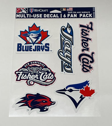 New Hampshire Fisher Cats Affiliate Sticker Pack