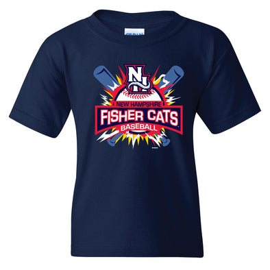 New Hampshire Fisher Cats Youth Binding Tee
