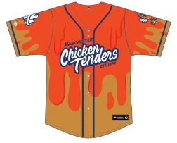 New Hampshire Fisher Cats Youth Buffalo Chicken Tenders Replica Jersey