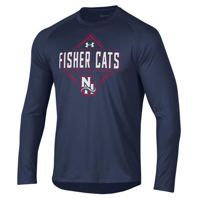 New Hampshire Fisher Cats Charged Diamond Tech Long Sleeve
