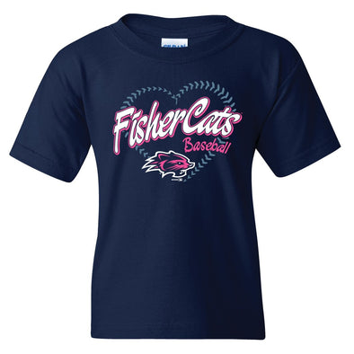 New Hampshire Fisher Cats Youth Laced Tee