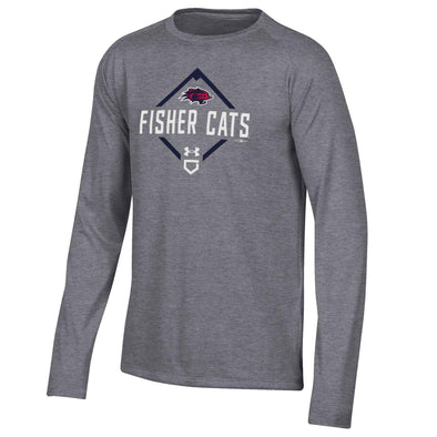 New Hampshire Fisher Cats Youth Fisher Diamond Tech Long Sleeve
