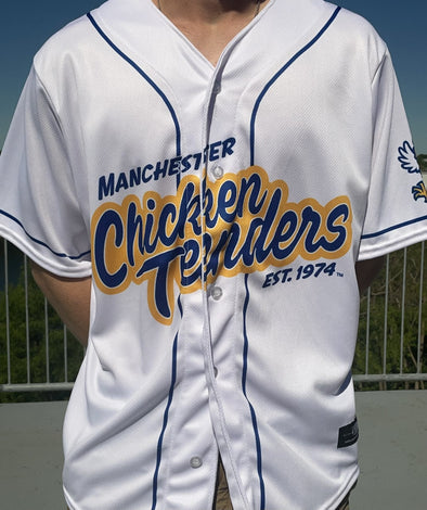 New Hampshire Fisher Cats Manchester Chicken Tenders Adult Replica Jersey