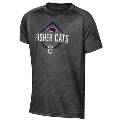 New Hampshire Fisher Cats Youth Fisher Diamond Tech Tee