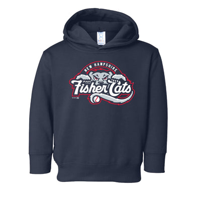 New Hampshire Fisher Cats Navy Primary Toddler Hoodie